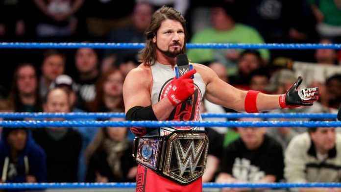 WWE Champion AJ Styles will be in action later tonight 