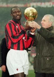 George Weah of AC Milan