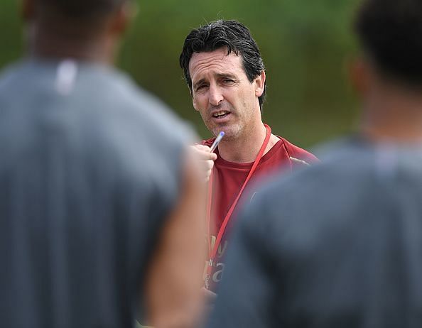 Arsenal Players Pre-Season Training Session