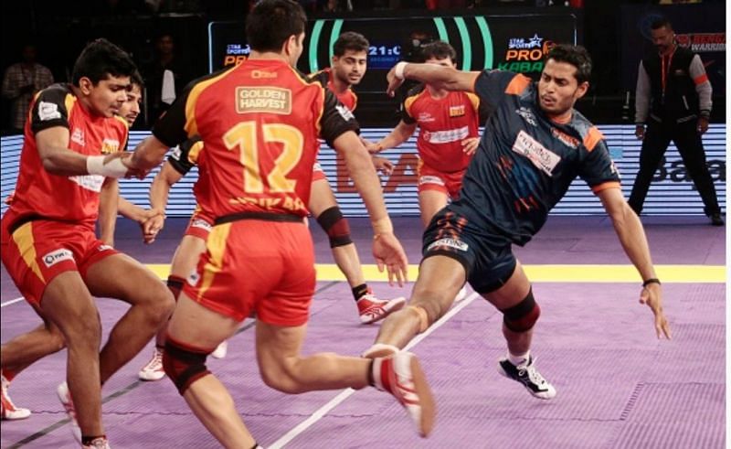 Mahesh Goud debuted from the Bengal Warriors in the PKL.