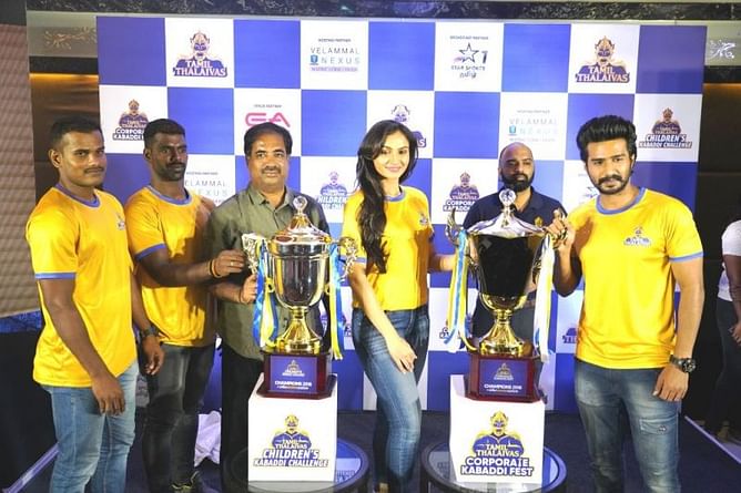 Tamil Thalaivas officially launch kabaddi events for corporates and school children