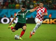 Ante Rebic (R) is exceptions for Croatia in the World Cup