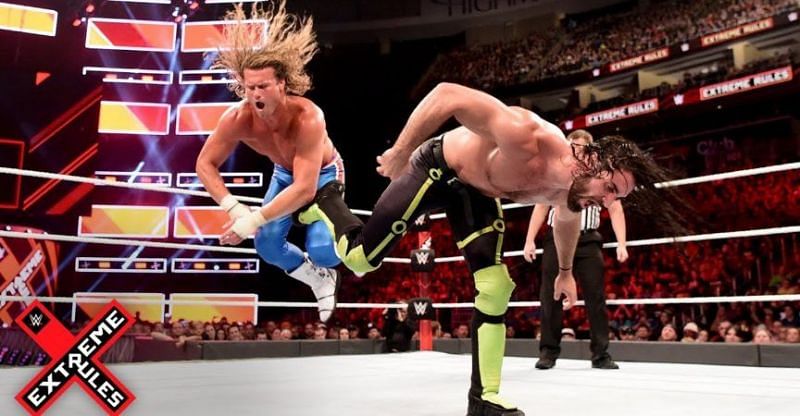 Image result for seth rollins and dolph ziggler extreme rules