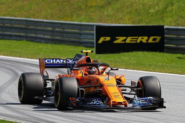 Stoffel Vandoorne  of Belgium  and McLaren F1 Team on track...