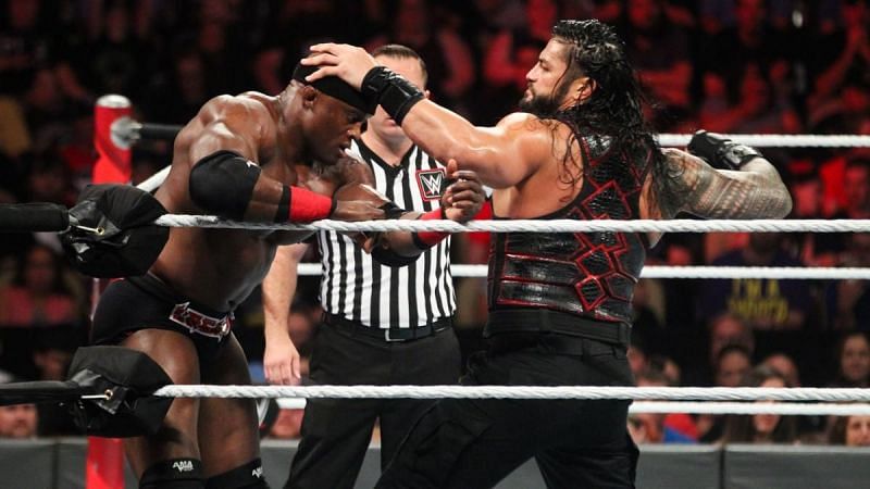 Lashley and Reigns in action.