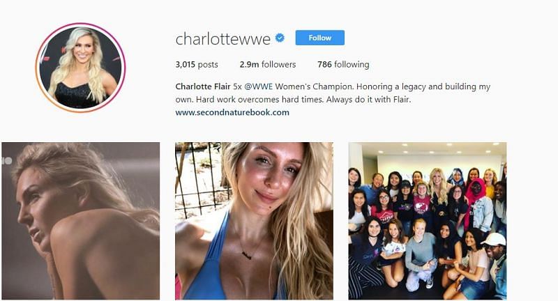 Charlotte is quite active on Instagram 