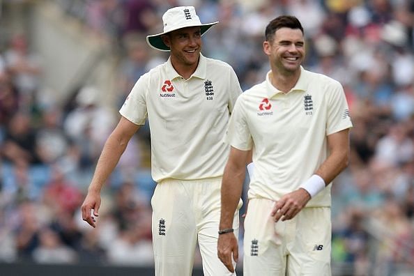 Image result for England vs India 2018 Test series Anderson and Broad