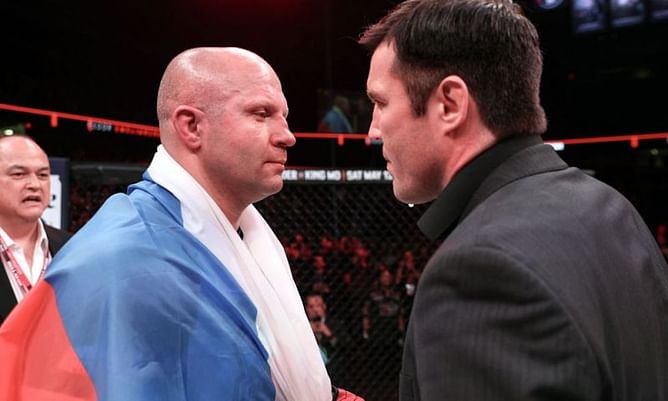 Fedor Emelianenko vs Chael Sonnen set for Bellator 208