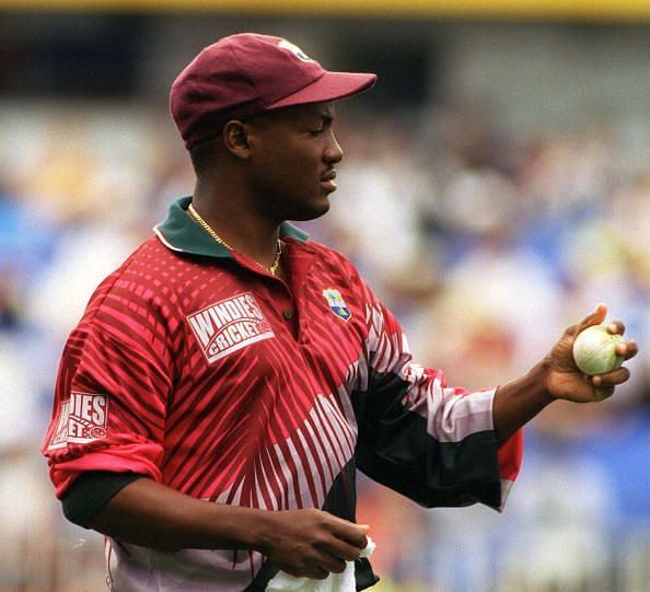 West Indies captain Brian Lara against New Zealand