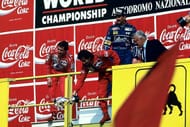 Senna & Others At Grand Prix Of Italy