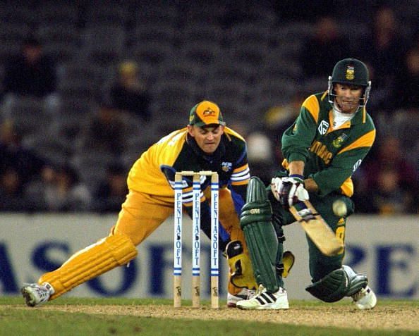 Jonty Rhodes was a fine exponent of the reverse sweep.