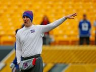 Eli manning will have to deliver with the run game to support