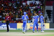 Man of the Match Rahil Shah (middle) bowled well to restrict Chepauk