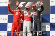 Hamilton and Raikkonen were on the podium again