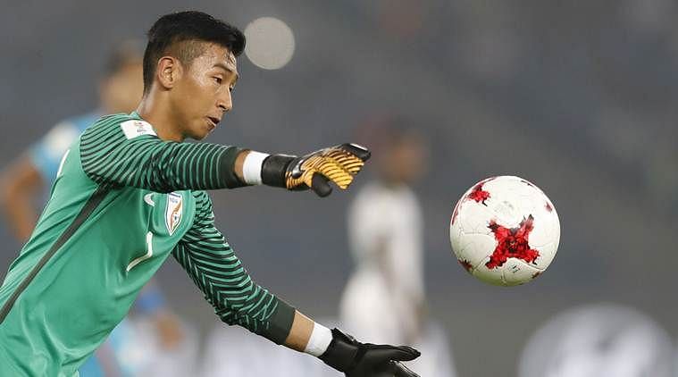 The India U-17 goal-keeper endured a stiff learning curve