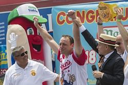 The Latest: Judging errors cast confusion at hot dog contest