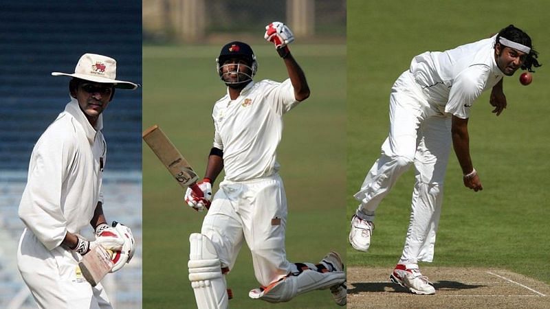 Left to Right: Amol Mazumdar, Wasim Jaffer and Ranadeb Bose