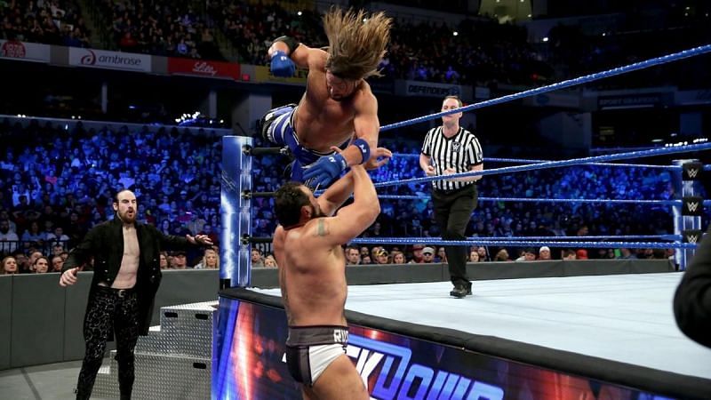 AJ Styles and Rusev faced each other on SmackDown Live