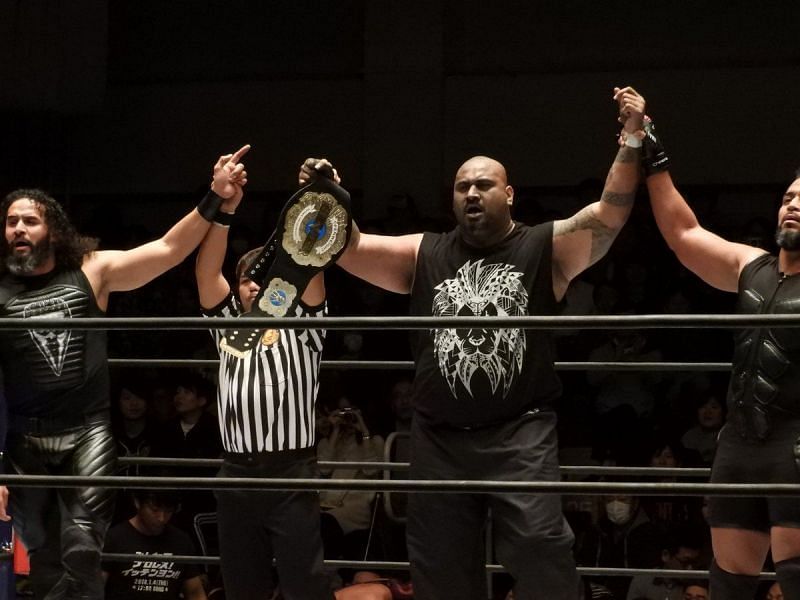 Bad Luck Fale (middle) is likely to align with G.O.D 