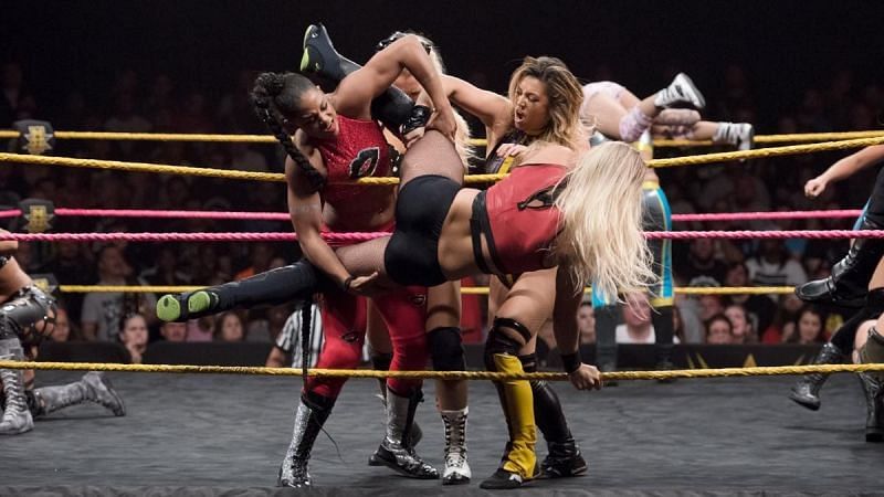 A nice way to get as many of the NXT/Performance Center women on the card as possible