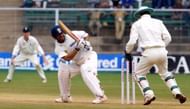 Tendulkar was stumped for the first time in his career by Ashley Giles