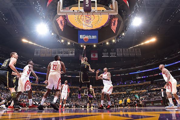 Houston Rockets v Los Angeles Lakers