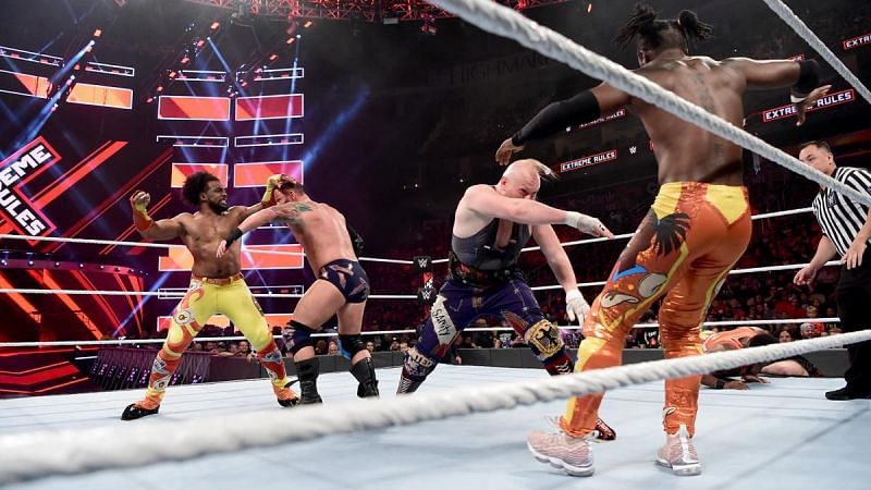 New Day faced Sanity at Extreme Rules