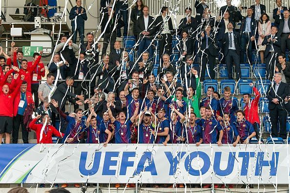 Chelsea FC v FC Barcelona - UEFA Youth League Final