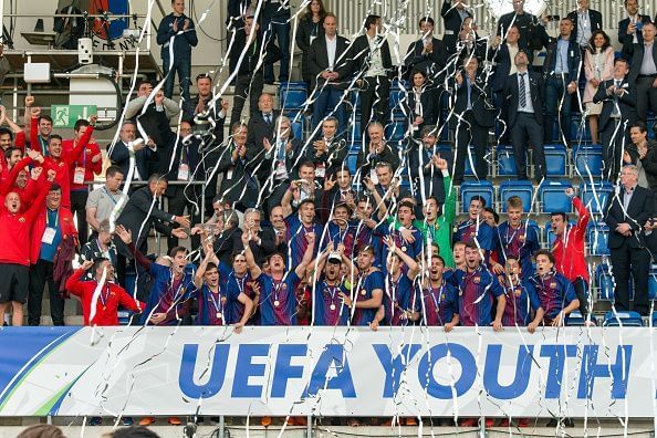 Chelsea FC v FC Barcelona - UEFA Youth League Final