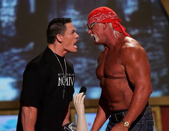 Hulk Hogan and John Cena never had the opportunity to square-off 