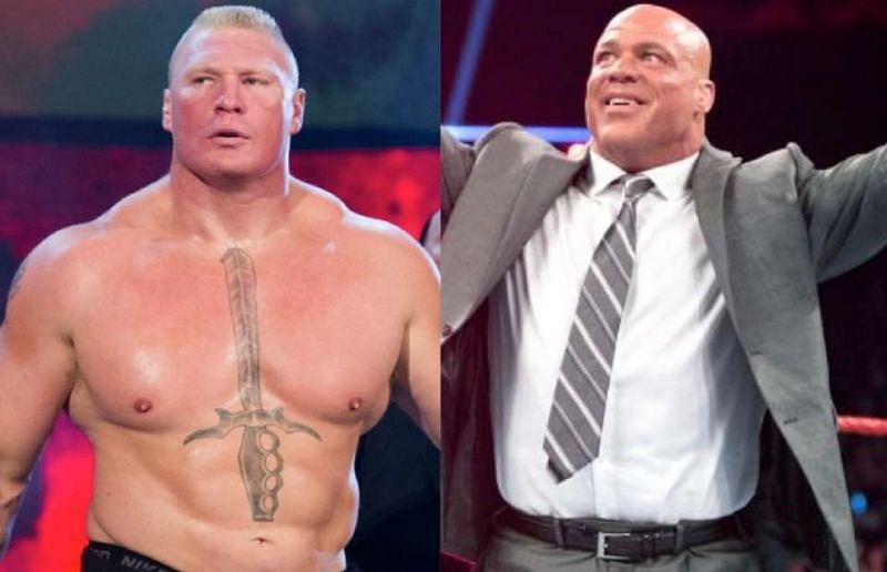 Brock Lesnar and Kurt Angle have competed with one another on several occasions in the past