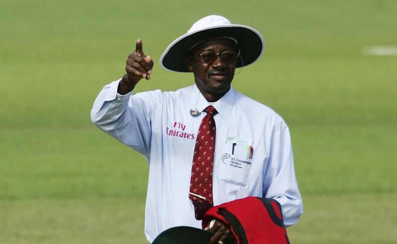 Steve Bucknor, calm and composed