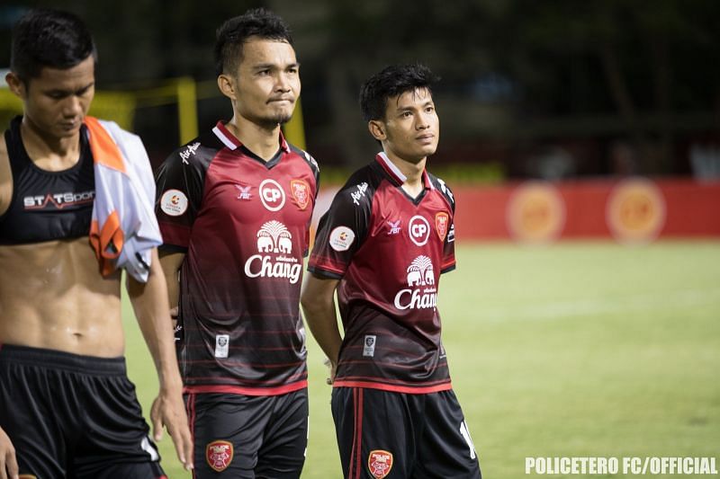 Police Tero dropped valuable points in a 3-1 defeat away to Chonburi 