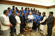Indian Blind Cricket with Prime Minister Shri Narendra Modi