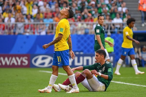 2018 FIFA World Cup Football Round of 16 Brazil v Mexico Jul 2nd