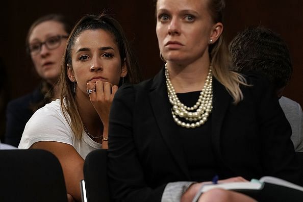 Incoming USOC CEO completely snubs Aly Raisman after Senate hearing