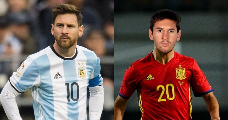 Lionel Messi was eligible to play for Spain 