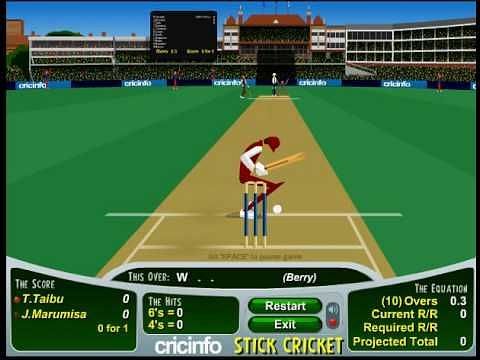 Image result for stick cricket cricinfo