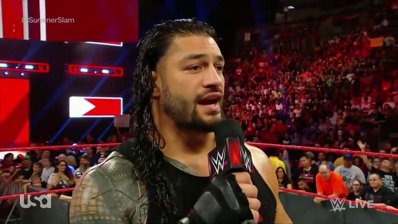 Image result for wwe 30 july 2018 raw roman reigns