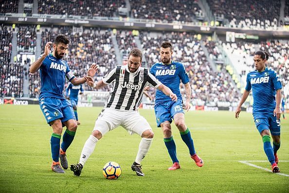 Gonzalo Higuain (Juventus FC) during the Seria A Football...