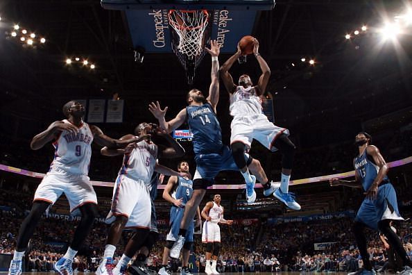 Minnesota Timberwolves v Oklahoma City Thunder