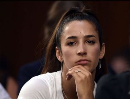 Aly Raisman at the Senate Commerce Committee Holds Hearing On Protecting And Empowering U.S. Amateur Athletes