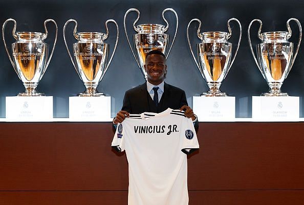 Real Madrid Unveil New Signing Vinicius Jr
