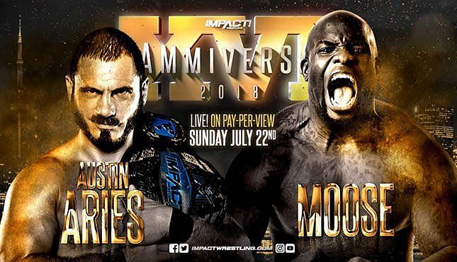 Austin Aries defending his title against Moose in a thrilling main event 