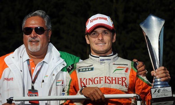 Force India&#039;s Italian driver Giancarlo F