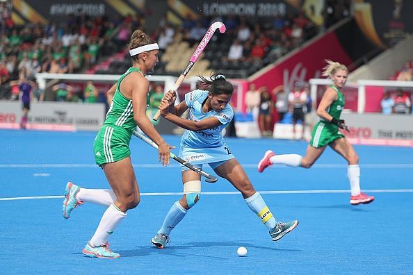 India loses to Ireland in the FIH Women&#039;s Hockey World Cup