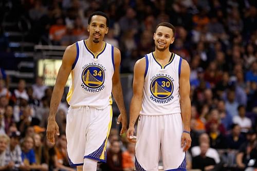 Stephen Curry and Shaun Livingston