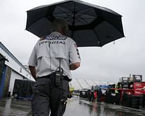 The Latest: Harvick wins at New Hampshire in thriller