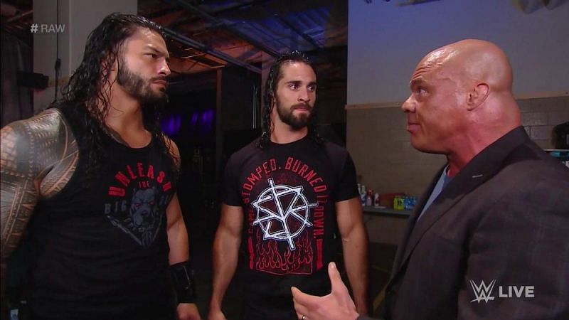 Seth Rollins saved Roman Reigns from a two-on-one assault 