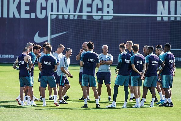 FC Barcelona First Training Session